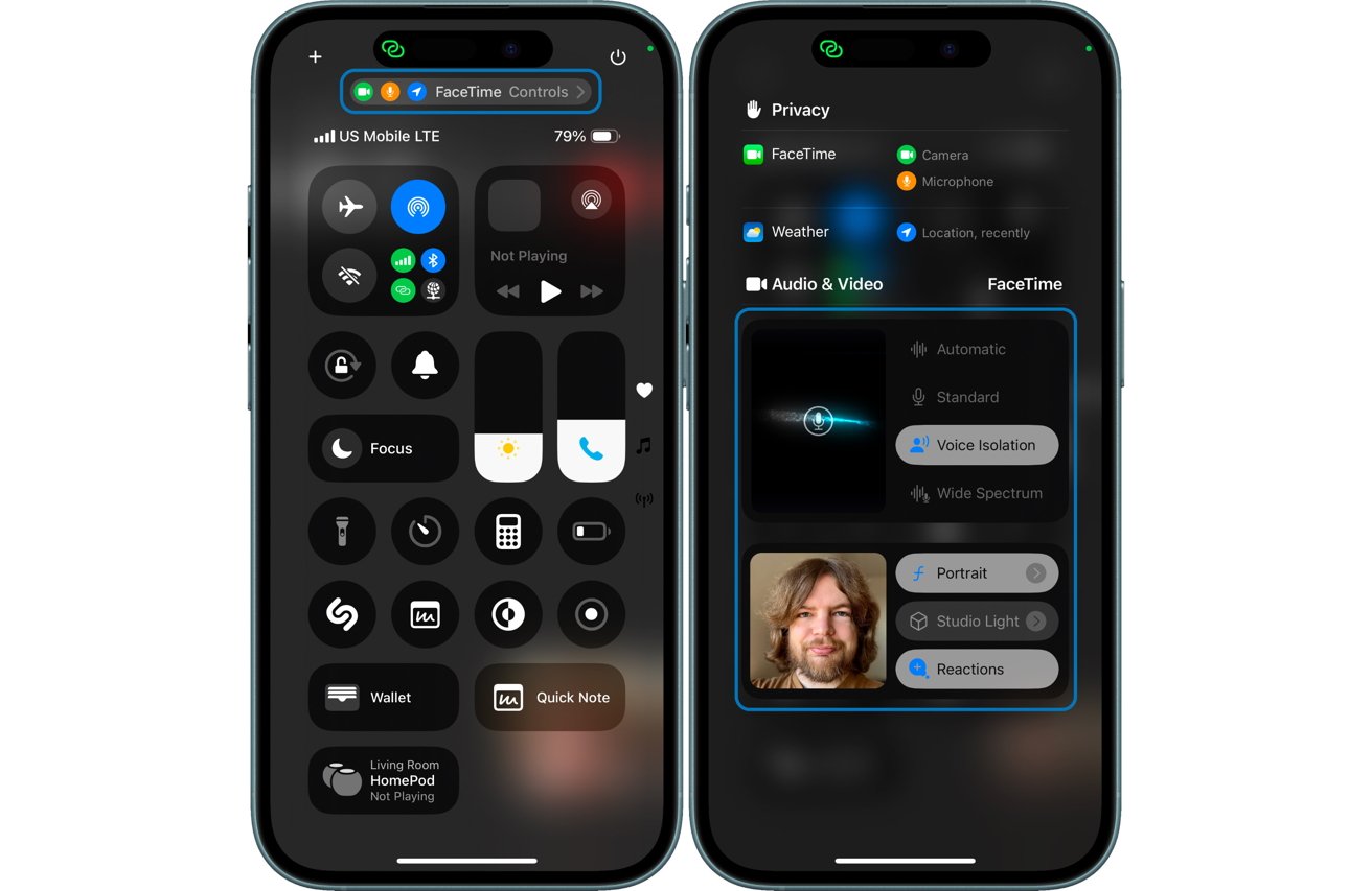 FaceTime Audio and Video Settings in iOS 18